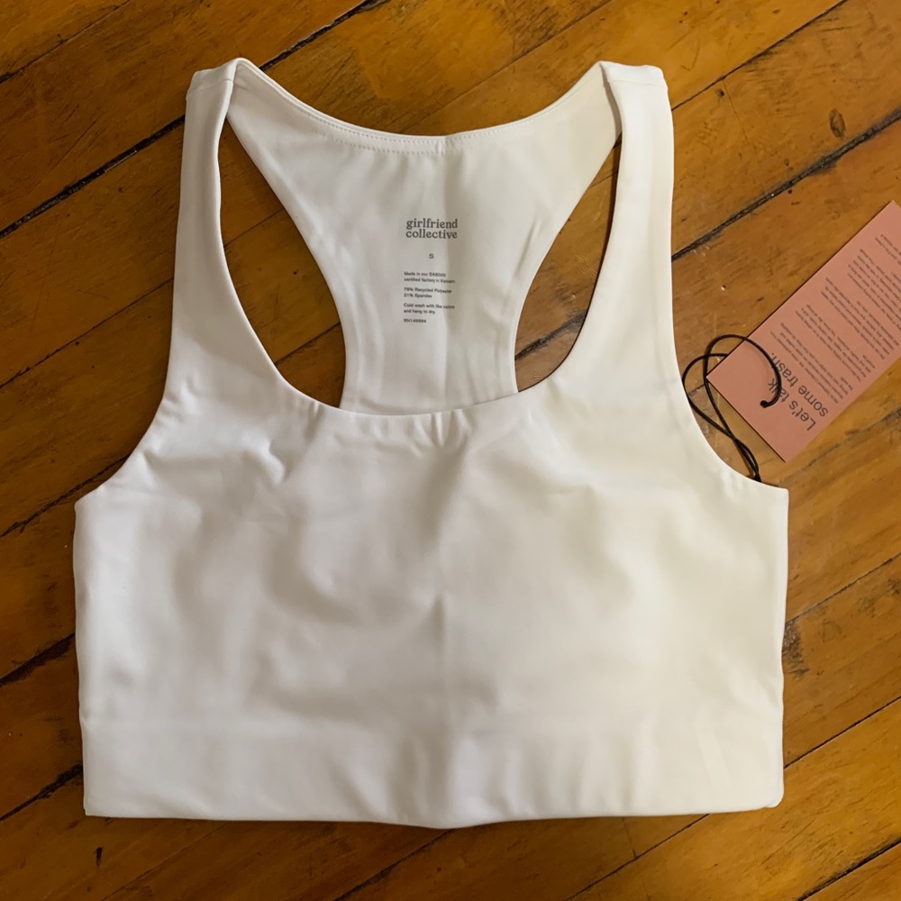 Girlfriend Collective Paloma Bra - Cream White